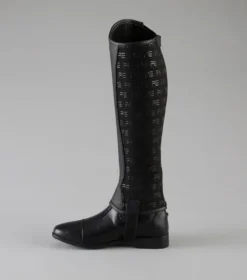 Premier Equine Actio Leather Half Chaps Black 11 Premier Equine Actio Leather Half Chaps Black -Equestrian Supply Store actio chaps 5