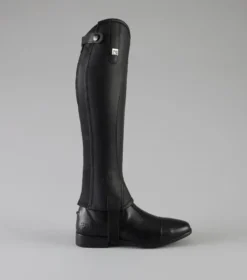 Premier Equine Actio Leather Half Chaps Black 12 Premier Equine Actio Leather Half Chaps Black -Equestrian Supply Store actio chaps 6