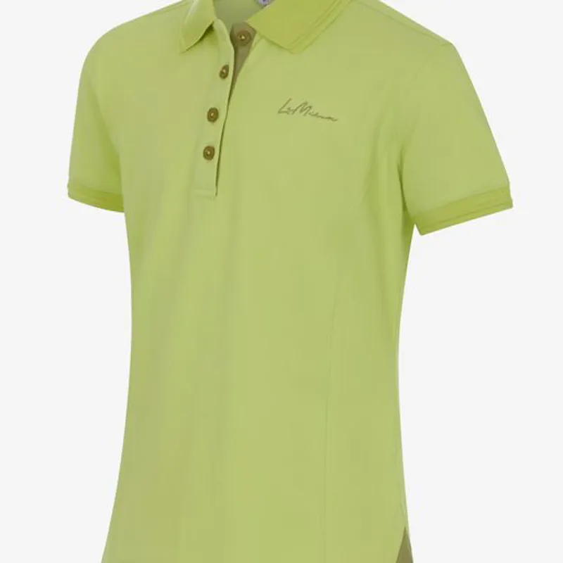 LeMieux Young Rider Polo Shirt Kiwi 3 LeMieux Young Rider Polo Shirt Kiwi - Image 2