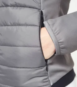 Premier Equine Arion Junior Unisex Riding Jacket With Hood Anthracite -Equestrian Supply Store arion junior mid layer anthracite 6