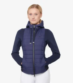 Premier Equine Arion Ladies Riding Jacket With Hood Navy 11 Premier Equine Arion Ladies Riding Jacket With Hood Navy -Equestrian Supply Store arion ladies mid layer jacket navy 1