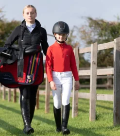 Premier Equine Artax Junior Unisex Base Layer Red -Equestrian Supply Store artax junior base layer red 2