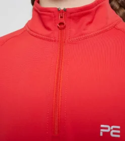 Premier Equine Artax Junior Unisex Base Layer Red -Equestrian Supply Store artax junior base layer red 4