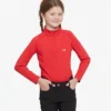 Premier Equine Artax Junior Unisex Base Layer Red -Equestrian Supply Store artax junior unisex base layer red