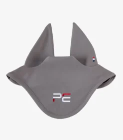 Premier Equine Atlas Fly Veil Grey -Equestrian Supply Store atlas ear bonnet grey 6