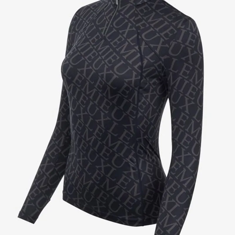 LeMieux Fleur Baselayer Navy 4 LeMieux Fleur Baselayer Navy - Image 2