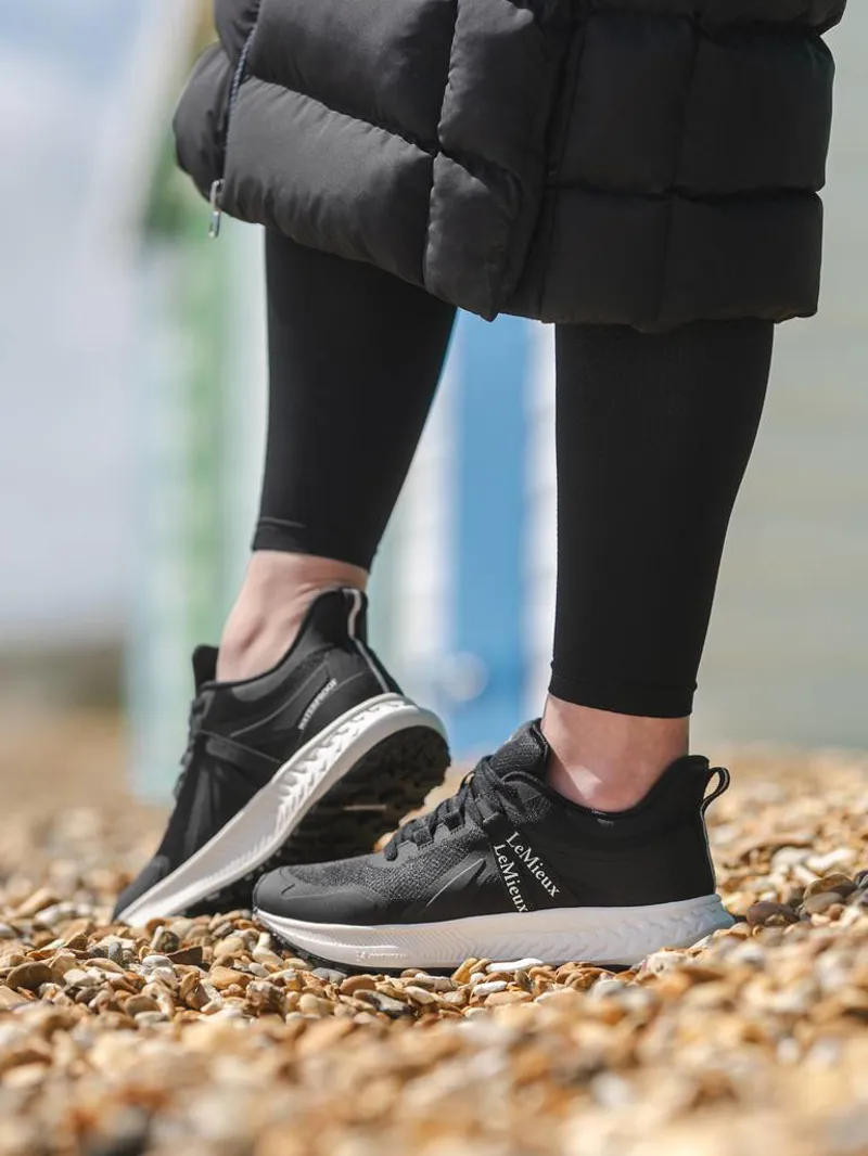 LeMieux Trax Waterproof Trainer - Black 10 LeMieux Trax Waterproof Trainer - Black - Image 8