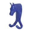 Perry Equestrian Horse Head Double Stable/Wall Hook In Blue -Equestrian Supply Store blue 72