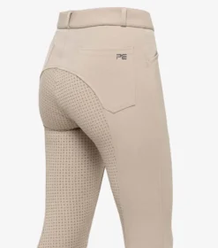 Premier Equine Brava Girls Full Seat Gel Riding Breeches Beige -Equestrian Supply Store brava girls full seat get riding breeches beige