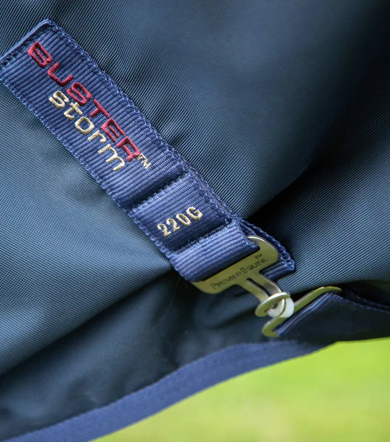 Premier Equine Buster Storm 220g Combo Turnout Rug With Classic Neck Navy 7 Premier Equine Buster Storm 220g Combo Turnout Rug With Classic Neck Navy - Image 5