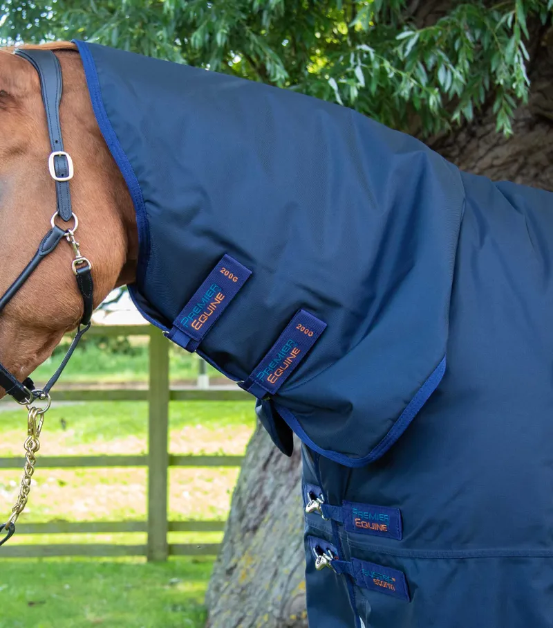 Premier Equine Buster Storm 420g Combo Turnout Rug With Classic Neck Navy 4 Premier Equine Buster Storm 420g Combo Turnout Rug With Classic Neck Navy - Image 2