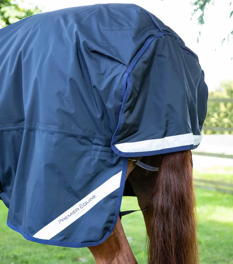 Premier Equine Buster Storm 420g Combo Turnout Rug With Classic Neck Navy 8 Premier Equine Buster Storm 420g Combo Turnout Rug With Classic Neck Navy - Image 6