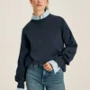 Joules Women's Amina Crew Neck Sweatshirt - French Navy -Equestrian Supply Store cdn.joules 103