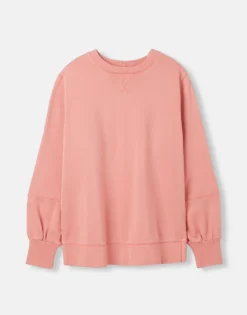 Joules Women's Amina Crew Neck Sweatshirt - Soft Pink -Equestrian Supply Store cdn.joules 114