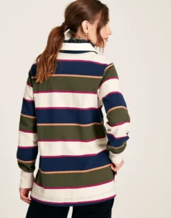 Joules Women's Sammi Rugby Shirt - Multi Stripe -Equestrian Supply Store cdn.joules 138