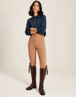 Joules Women's Mia Collared Pointelle Jumper - French Navy -Equestrian Supply Store cdn.joules 145