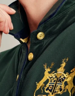 Joules Women's Ashley Long Sleeved Polo - Green -Equestrian Supply Store cdn.joules 210