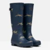 Joules Women's Welly Print Wellies - Navy Dogs -Equestrian Supply Store cdn.joules 97