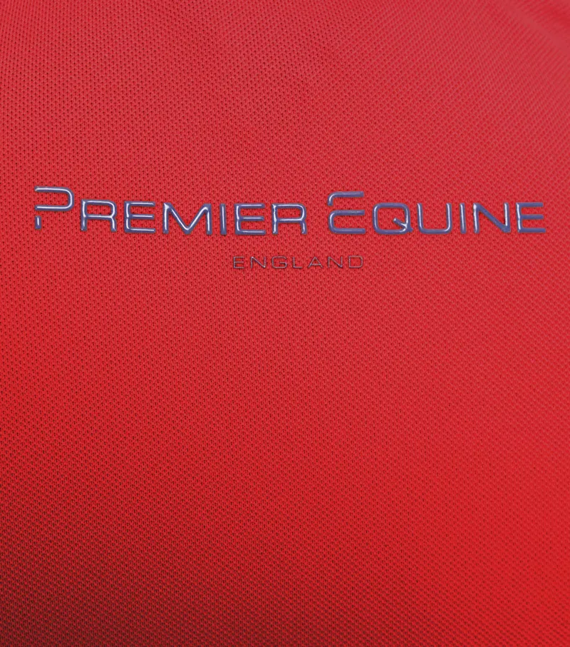 Premier Equine Cisco Junior Unisex Polo Shirt Red 8 Premier Equine Cisco Junior Unisex Polo Shirt Red - Image 6