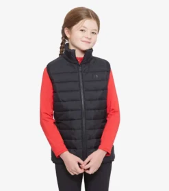 Premier Equine Dante Junior Unisex Gilet Black -Equestrian Supply Store dante junior unisex gilet black