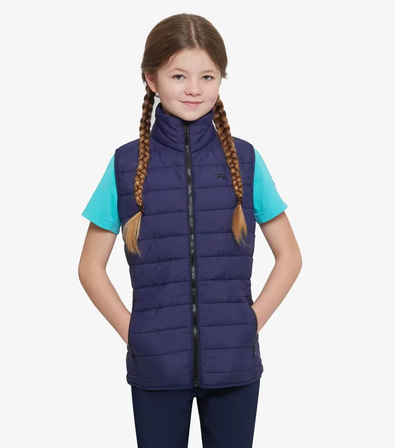 Premier Equine Dante Junior Unisex Gilet Navy 4 Premier Equine Dante Junior Unisex Gilet Navy - Image 2
