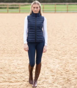 Premier Equine Dante Ladies Gilet Navy -Equestrian Supply Store dante ladies gilet Navy 2 1668090013