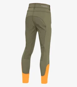 Premier Equine Diablo Junior Unisex Riding Breeches Olive 9 Premier Equine Diablo Junior Unisex Riding Breeches Olive -Equestrian Supply Store diablo kids breeches green 4