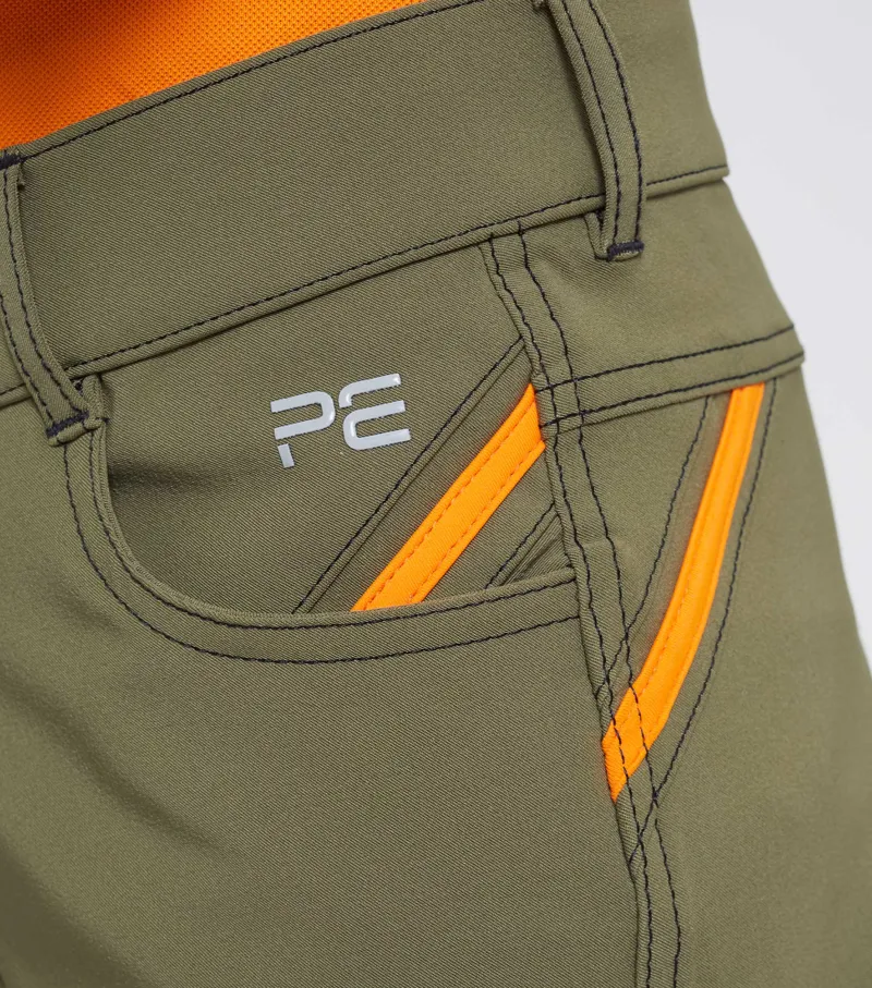 Premier Equine Diablo Junior Unisex Riding Breeches Olive 6 Premier Equine Diablo Junior Unisex Riding Breeches Olive - Image 4