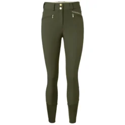 Mountain Horse Diana Silicone Full Seat Breeches Green