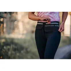 Mountain Horse Double Waistbag Black -Equestrian Supply Store double waistbag navy emmely 2