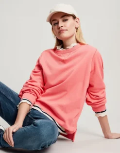 Joules Amina Sweatshirt - Coral -Equestrian Supply Store download204