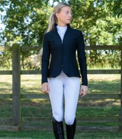 Premier Equine Finio Ladies Competition Show Jacket Black -Equestrian Supply Store finio competition jacket black 2