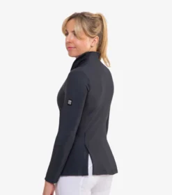 Premier Equine Finio Ladies Competition Show Jacket Grey -Equestrian Supply Store finio competition jacket grey 4
