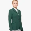 Premier Equine Hagen Ladies Competition Jacket Green -Equestrian Supply Store hagen competition jacket green 1