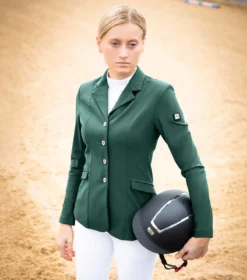 Premier Equine Hagen Ladies Competition Jacket Green 11 Premier Equine Hagen Ladies Competition Jacket Green -Equestrian Supply Store hagen competition jacket green 2 1657900210
