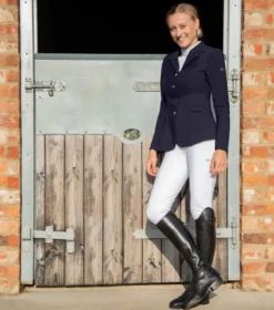 Premier Equine Hagen Ladies Competition Jacket Navy -Equestrian Supply Store hagen competition jacket navy 2