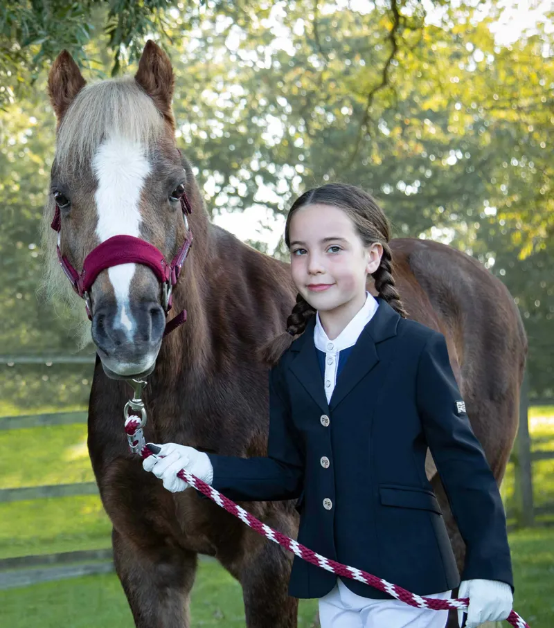 Premier Equine Hagen Girls Competition Jacket Black 5 Premier Equine Hagen Girls Competition Jacket Black - Image 3