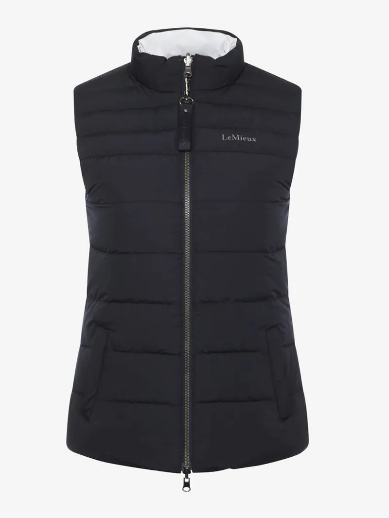 LeMieux Lucille Reversible Reflective Gilet Navy 8 LeMieux Lucille Reversible Reflective Gilet Navy - Image 6