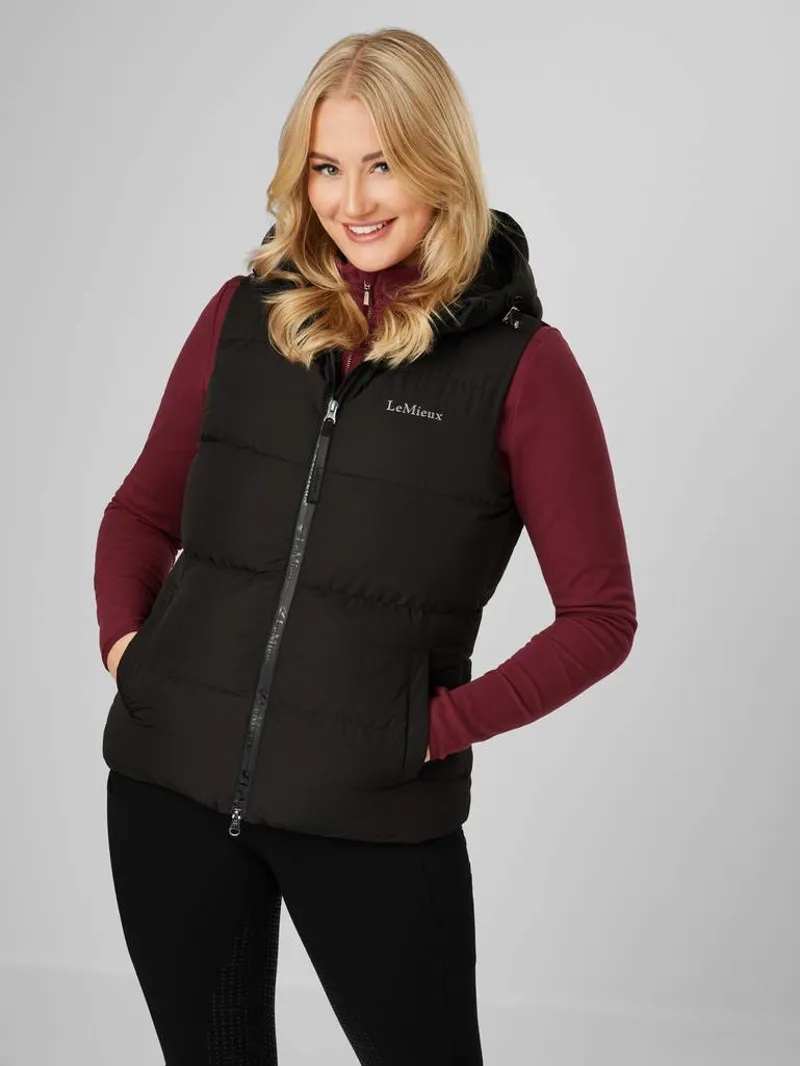LeMieux Kenza Puffer Gilet Black 4 LeMieux Kenza Puffer Gilet Black - Image 2
