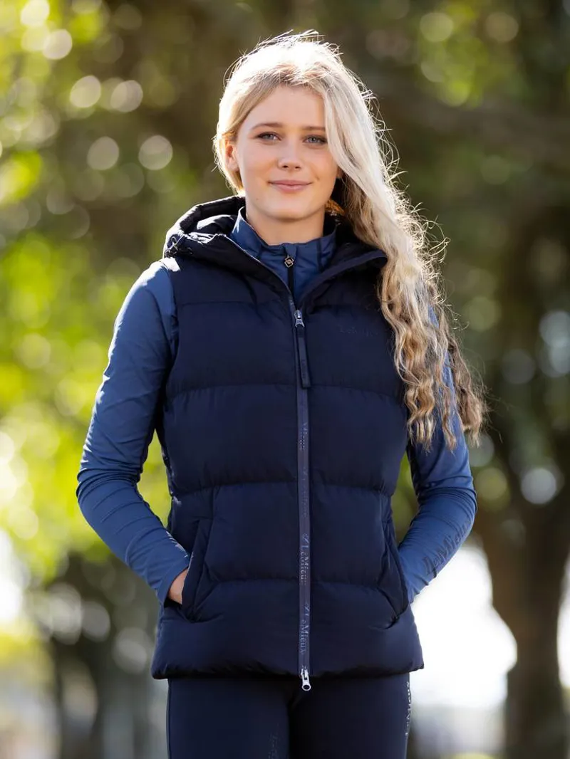 LeMieux Kenza Puffer Gilet Navy 3 LeMieux Kenza Puffer Gilet Navy