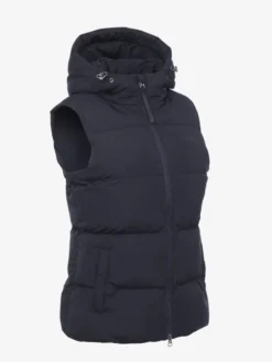 LeMieux Kenza Puffer Gilet Navy 14 LeMieux Kenza Puffer Gilet Navy -Equestrian Supply Store it03573 product kenzapuffergilet navy 3
