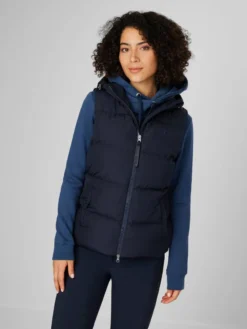 LeMieux Kenza Puffer Gilet Navy 12 LeMieux Kenza Puffer Gilet Navy -Equestrian Supply Store it03573 studio kenzapuffergilet navy 1 copy