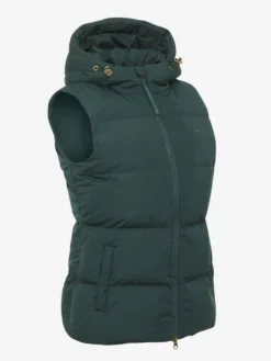 LeMieux Kenza Puffer Gilet Spruce 14 LeMieux Kenza Puffer Gilet Spruce -Equestrian Supply Store it03574 product kenzapuffergilet spruce 3