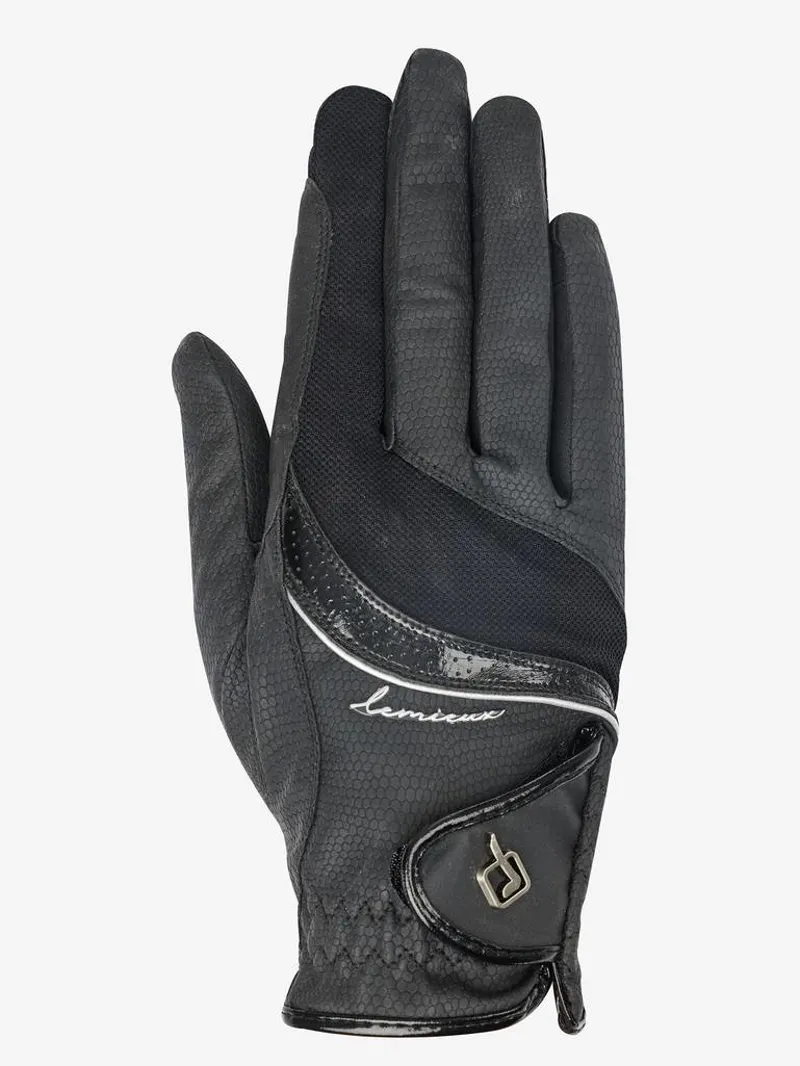 LeMieux Competition Gloves Black 5 LeMieux Competition Gloves Black - Image 3