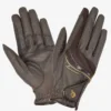 LeMieux Competition Gloves Brown -Equestrian Supply Store it03831 product competitiongloves brown 3 copy