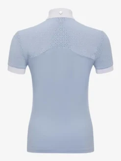 LeMieux Olivia Short Sleeve Show Shirt Mist 13 LeMieux Olivia Short Sleeve Show Shirt Mist -Equestrian Supply Store it04280 product oliviashortsleeveshirt mist 4
