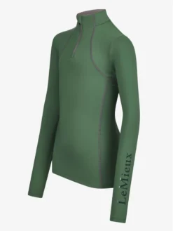 LeMieux Young Rider Base Layer Hunter Green 7 LeMieux Young Rider Base Layer Hunter Green -Equestrian Supply Store it04318 product youngriderbaselayer huntergreen 2
