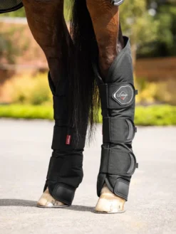 LeMieux Travel Boots Black -Equestrian Supply Store it04494 lifestyle travelboots black 6