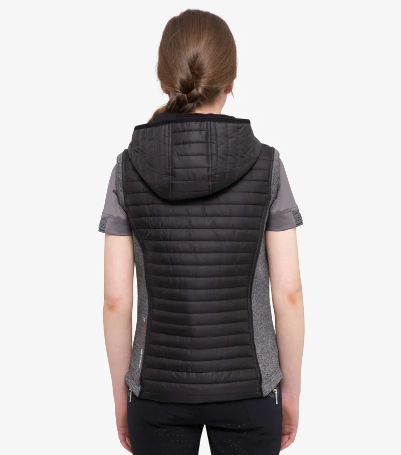 Premier Equine Mini Lamera Girl's Hybrid Riding Gilet Black 5 Premier Equine Mini Lamera Girl's Hybrid Riding Gilet Black - Image 3