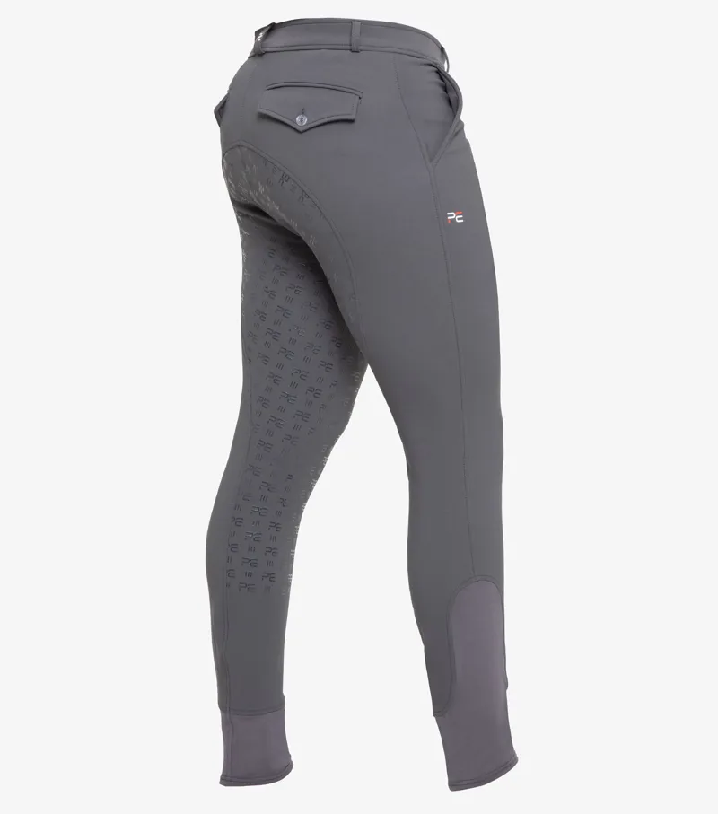 Premier Equine Levanzo Men's Full Seat Gel Riding Breeches Anthracite Grey 3 Premier Equine Levanzo Men's Full Seat Gel Riding Breeches Anthracite Grey